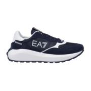 Emporio Armani EA7 Polyamid Herr Sneakers Kollektion Blue, Herr