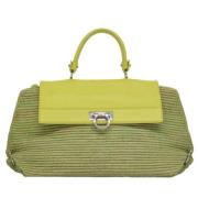 Salvatore Ferragamo Pre-owned Pre-owned Tyg handvskor Green, Dam