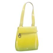 Salvatore Ferragamo Pre-owned Pre-owned Canvas handvskor Yellow, Dam