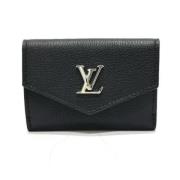 Louis Vuitton Vintage Pre-owned Laeder plnbcker Black, Dam