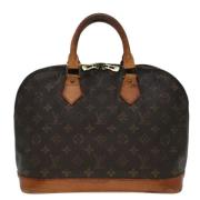 Louis Vuitton Vintage Pre-owned Canvas louis-vuitton-vskor Brown, Dam