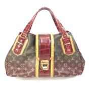 Louis Vuitton Vintage Pre-owned Bomull louis-vuitton-vskor Brown, Dam