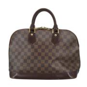 Louis Vuitton Vintage Pre-owned Canvas handvskor Brown, Dam