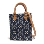 Louis Vuitton Vintage Pre-owned Canvas louis-vuitton-vskor Blue, Dam