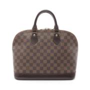 Louis Vuitton Vintage Pre-owned Canvas handvskor Brown, Dam