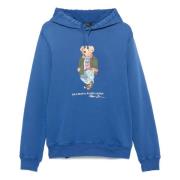 Polo Ralph Lauren Broderad 'Polo Bear' Sweatshirt Blue, Herr