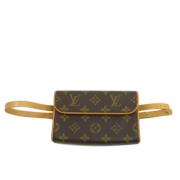 Louis Vuitton Vintage Pre-owned Tyg louis-vuitton-vskor Brown, Dam