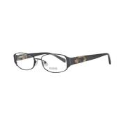 Guess Svart Metall Rund Ram Glasögon Black, Dam