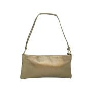 Salvatore Ferragamo Pre-owned Pre-owned Laeder axelremsvskor Beige, Da...