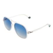 Polaroid Vit Unisex Solglasögon Aviator Stil White, Unisex