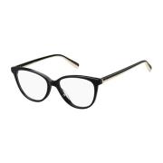 Pierre Cardin Svart Acetatram Glasögon med Skiva Black, Dam