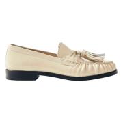 ALOHAS Marietta Läder Loafers Beige, Dam