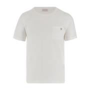 Valentino Garavani Vita Crew Neck T-shirts och Polos White, Herr