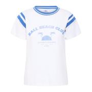 Ball Vit T-shirt Barebecca Top White, Dam