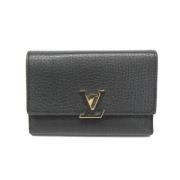 Louis Vuitton Vintage Pre-owned Laeder plnbcker Black, Dam