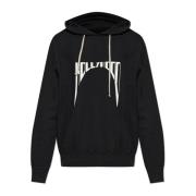 Rick Owens Tryckt sweatshirt Black, Herr