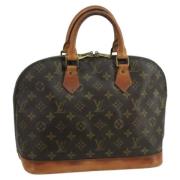 Louis Vuitton Vintage Pre-owned Canvas handvskor Brown, Dam