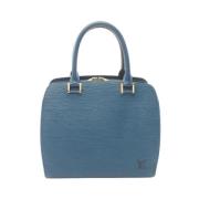 Louis Vuitton Vintage Pre-owned Laeder louis-vuitton-vskor Blue, Dam