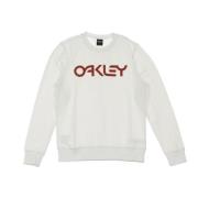 Oakley Lätt Crew Neck Sweatshirt för Män White, Herr