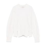 Alexander McQueen Vit Tröja Dammode White, Dam