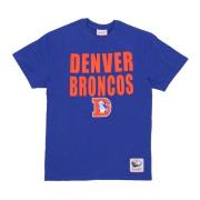 Mitchell & Ness Denver Broncos NFL T-shirt Blue, Herr