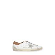 Golden Goose Vita Lädersneakers med Stjärndetalj White, Herr