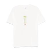 C.p. Company Vit kortärmad gas T-shirts White, Herr