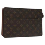 Louis Vuitton Vintage Pre-owned Canvas kuvertvskor Brown, Dam