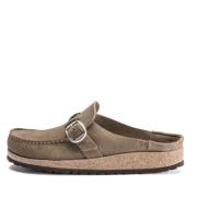 Birkenstock Grå Taupe Smala Sandaler Gray, Dam