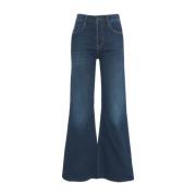 Cycle Stilren Luna Flare Fit Blå Jeans Blue, Dam