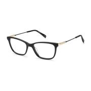 Pierre Cardin Svart Acetat Damklocka med Urskiva Black, Dam