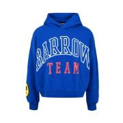 Barrow Blå College Bokstäver Logga Sweatshirt Blue, Herr