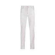 Kiton Vita Slim-Fit Byxor White, Herr