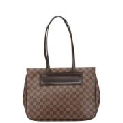 Louis Vuitton Vintage Pre-owned Canvas axelremsvskor Brown, Dam