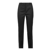 Liviana Conti Raka Gabardine Byxor Black, Dam