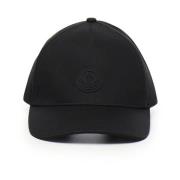 Moncler Svart Baseballkeps Black, Herr