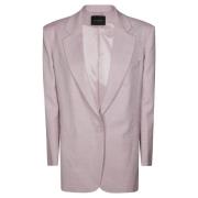 Andamane Oversized Blazer Pink, Dam