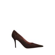 Amina Muaddi Mocha Barbara Pump 90 Brown, Dam