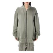 Rick Owens Elegant Celadon ytterkläder Peter Flight Ss25 Green, Dam