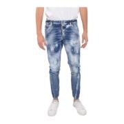 Dsquared2 Stiliga Jeans för Män Blue, Herr