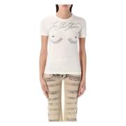 Jean Paul Gaultier Söt Baby Tattoo Tee Skjorta White, Dam