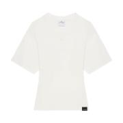 Courrèges Vita Crew Neck T-shirts och Polos White, Dam