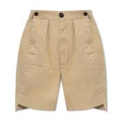 Dsquared2 Baggy style shorts Beige, Dam