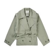 Munthe Kort Trenchcoat Dust Green Green, Dam