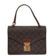 Louis Vuitton Vintage Pre-owned Canvas handvskor Brown, Dam