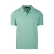 Roberto Collina Menta Polo Kortärmad Tröja Green, Herr