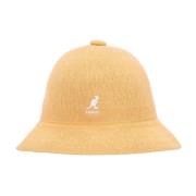 Kangol Avslappnad fiskarhatt i aprikos tyg Beige, Herr