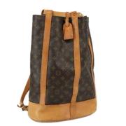 Louis Vuitton Vintage Pre-owned Canvas louis-vuitton-vskor Brown, Dam