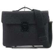 Louis Vuitton Vintage Pre-owned Laeder portfljer Black, Herr