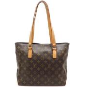 Louis Vuitton Vintage Pre-owned Tyg louis-vuitton-vskor Brown, Dam